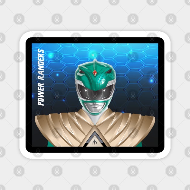 Green Ranger Magnet by creativespero