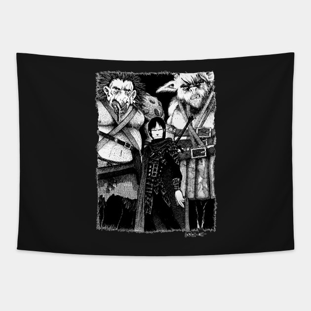 Asplenia Studios: The Gaze of the Eyeless is fear Tapestry by AspleniaStudios