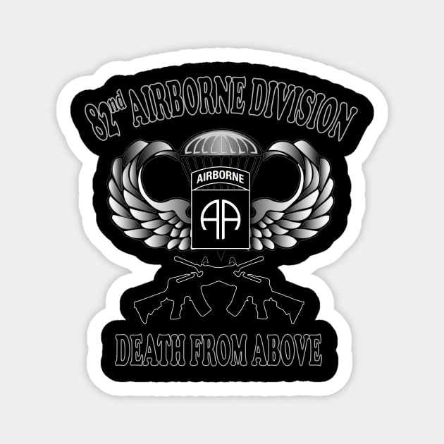 82nd Airborne Division- Death From Above Magnet by Relaxed Lifestyle Products