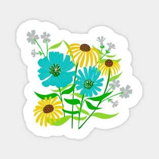 Summer florals Magnet