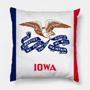 Iowa Flag Pillow