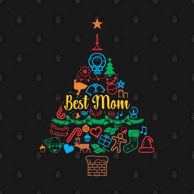 Best Mom Holiday Present 2 - Funny Christmas Gift by Vector-Artist