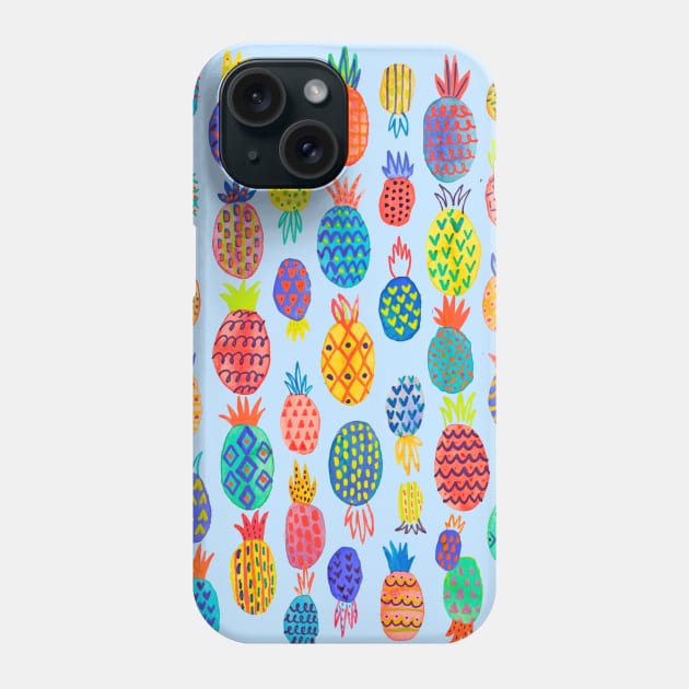 Cute Pineapples Phone Case by ninoladesign