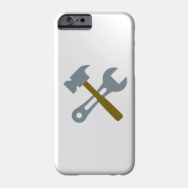 Hammer Spanner Tools Emoticon Logo Emoji Phone Case Teepublic