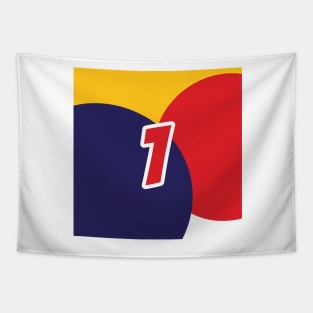 Max Verstappen Coloured Circles - Driver Number Tapestry