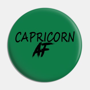 CAPRICORN AF BLACK Pin