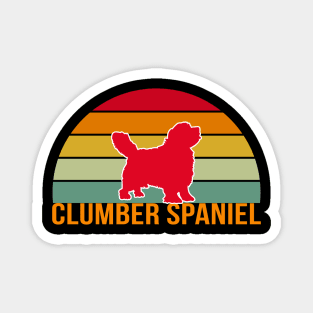 Clumber Spaniel Vintage Silhouette Magnet