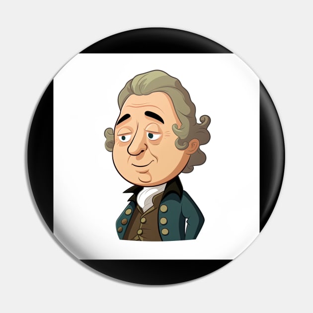 David Hume Pin by ComicsFactory