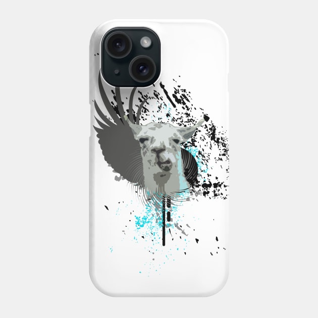 hi-fi llama Phone Case by somatosis