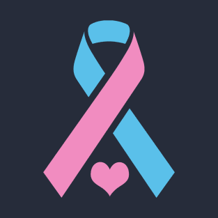 Infant Loss Awareness Ribbon with Heart T-Shirt