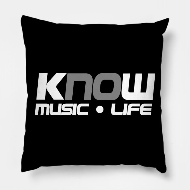 'No Music No Life' Awesome Music Gift Pillow by ourwackyhome