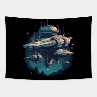 Aliens  ship Tapestry