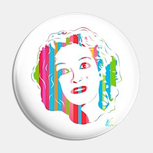 Baby Jane | Pop Art by William Cuccio Pin