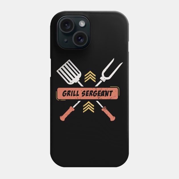 Grill Sergeant BBQ Grilling Phone Case by Design Seventytwo