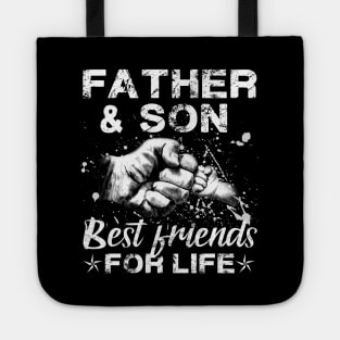 Father And Son Best Friends For Life Tote