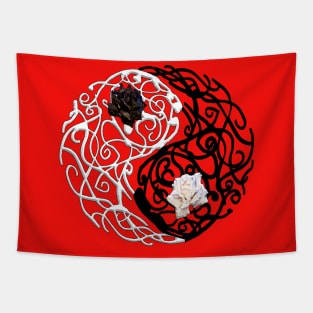 Yin and Yang Rose Tapestry