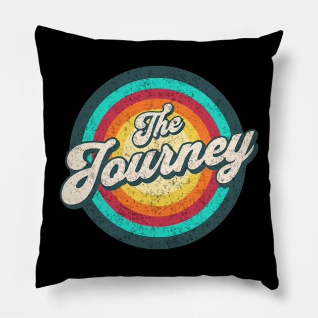 journey in color circle Pillow by girls store