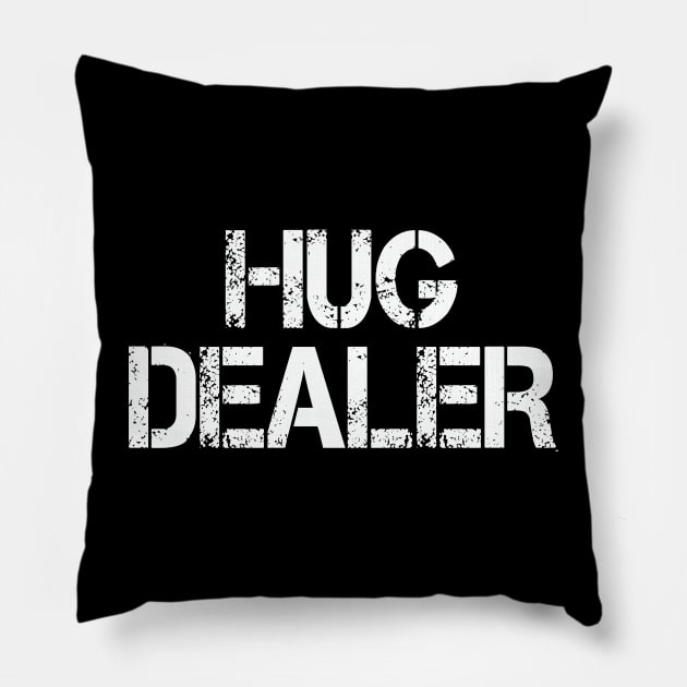 hug dealer Pillow by mdr design