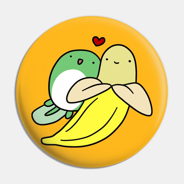 Tadpole Love Banana Pin by saradaboru