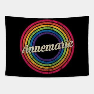 Annemarie - Retro Rainbow Faded-Style Tapestry