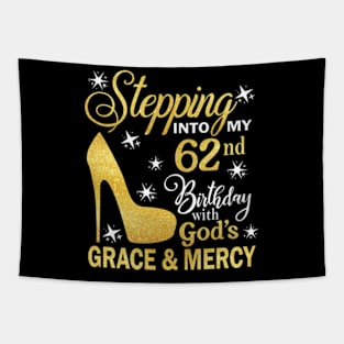 Stepping Into My 62nd Birthday With God's Grace & Mercy Bday Tapestry