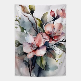 Watercolor flowers Tapestry