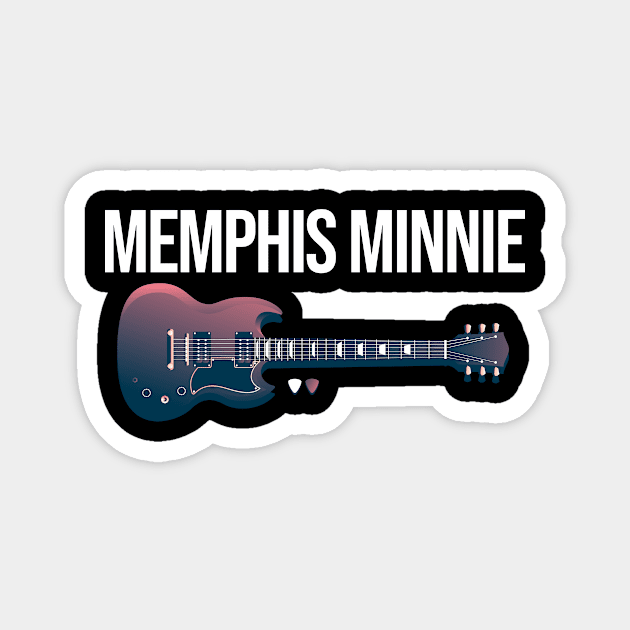 Memphis Minnie Magnet by RivaldoMilos