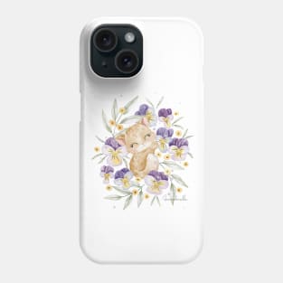 Flowerbed cat Phone Case