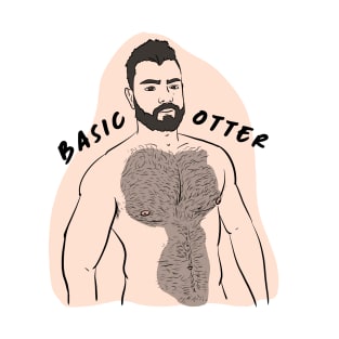 Basic Otter Design T-Shirt