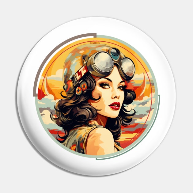 Pinup2 Pin by FreedomIllustrations