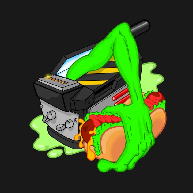 Slimer needs to eat by Curryman