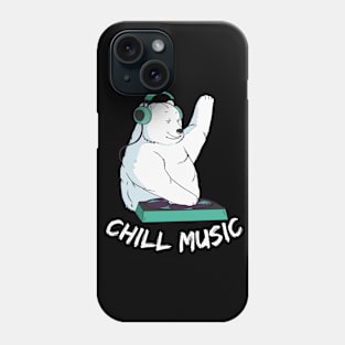 Chill Music DJ Polar Bear Phone Case