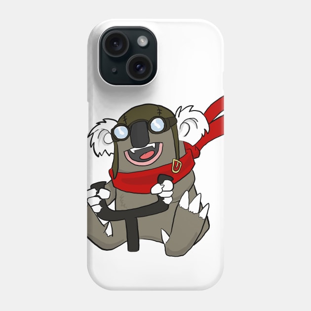 Koala Pilot Phone Case by noodworth