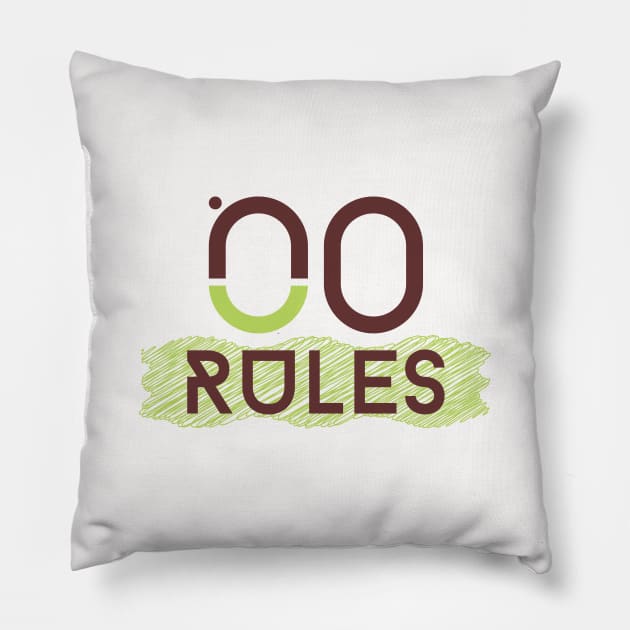 No Rules Pillow by aTEEtude