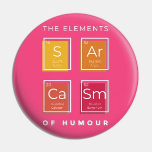 Elements of humour Pin