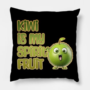 Kiwi is My Spirit Fruit Pillow