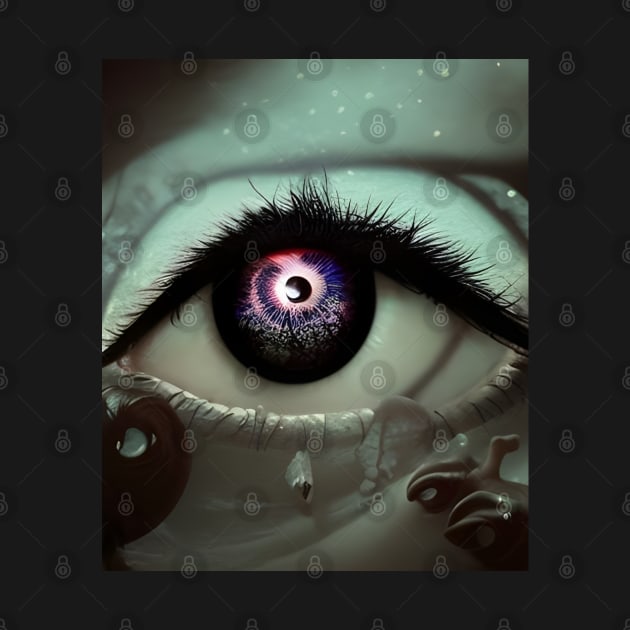 Trippy Melting Eye by mdr design