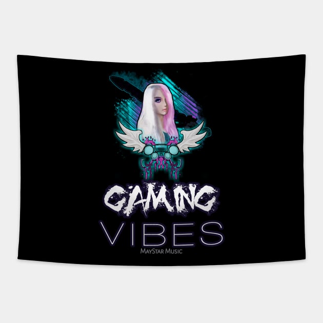 Gaming Vibes Tapestry by MaystarUniverse