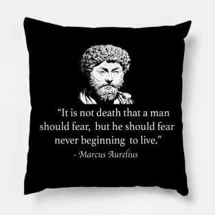 Marcus Aurelius quote on death Pillow