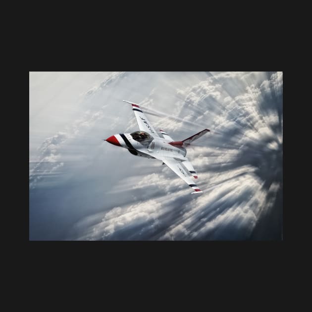 Thunderbird Flight Leader by aviationart