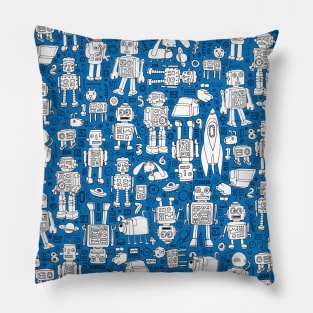 Robot pattern Pillow