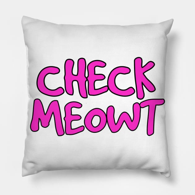 Cat t-shirt designs Pillow by Coreoceanart