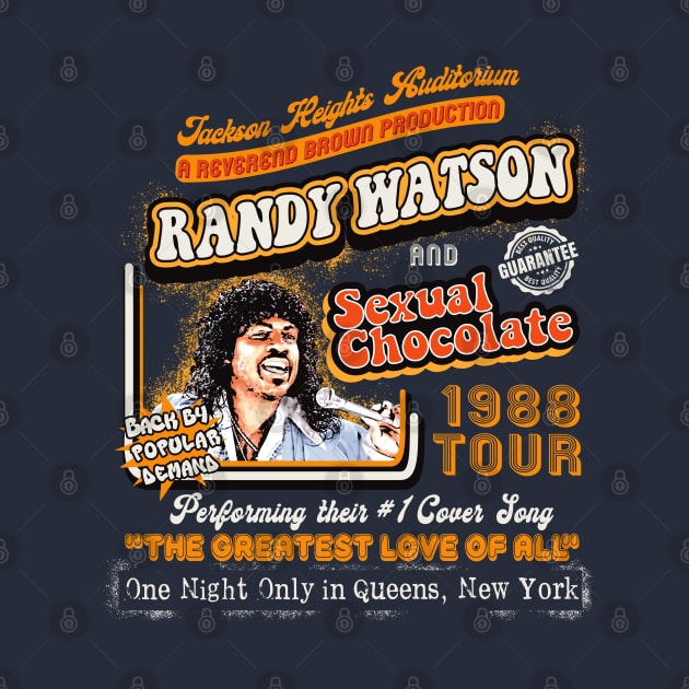 Randy Watson Sexual Chocolate Concert Poster by Alema Art