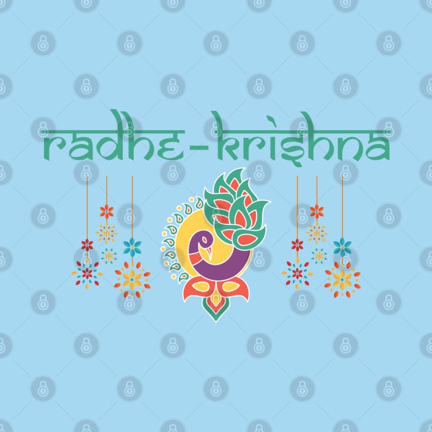 Radhe Krishna by BhakTees&Things