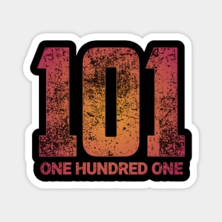 101 special number vintage Magnet