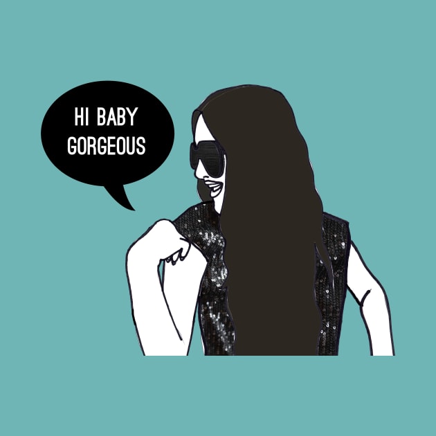 Hi Baby Gorgeous by Katsillustration