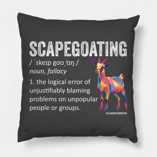 Scapegoating Fallacy Definition Pillow