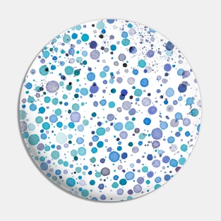 Pocket - FIREFLIES DOTS BLUE Pin