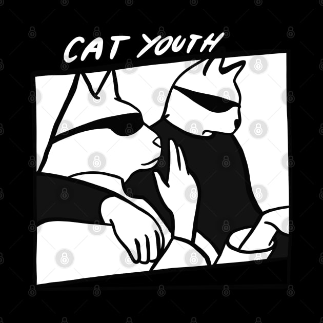 Cat Youth Cool Indie 90s Rock Music Aesthetic by isstgeschichte