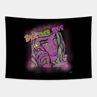 Bags over boys purp Tapestry